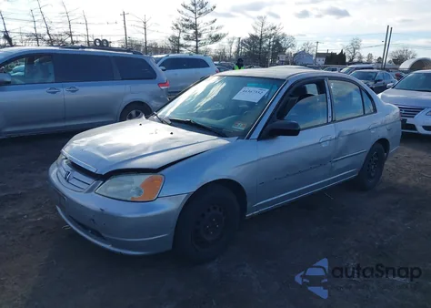 2003 Honda Civic Lx z USA, uszkodzony, nr VIN 2HGES16583H549648